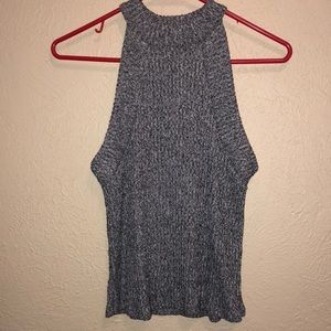 Charlotte Russe Size M Grey Cut Off